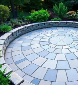 Custom paver patio installation in Dallas backyard