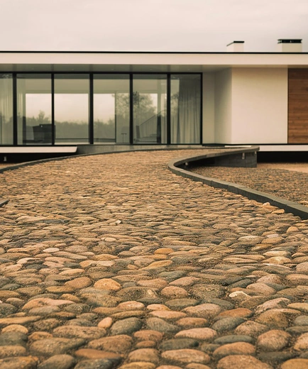 Custom paver patio installed for a Dallas home